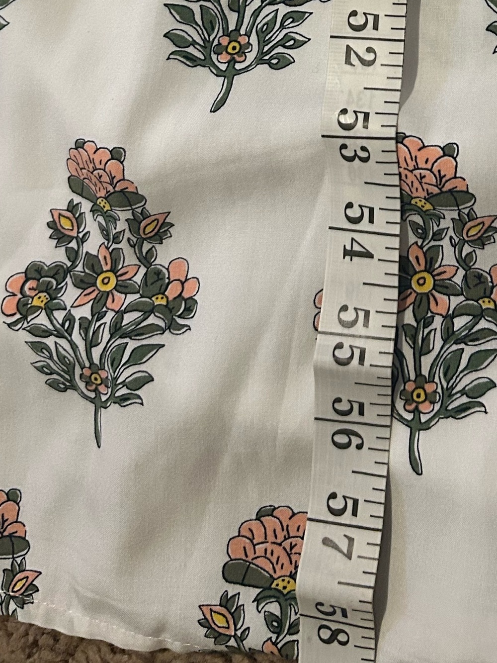 Crown & Ivy White Floral V-Neck Maxi Dress with Pockets - Picture 8 of 9